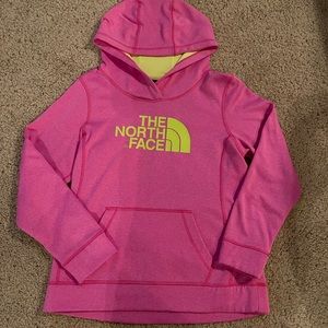The North face womens pink hoodie